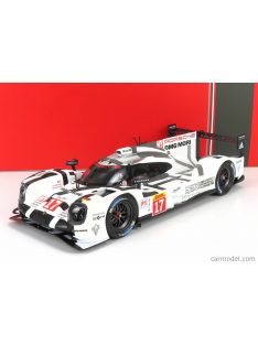   Ixo-Models - Porsche 919 Hybrid 2.0L Turbo V4 Team Porsche N 17 3Rd 1000Km Spa 2015 T.Bernhard - B.Hartley - M.Webber White Grey Black