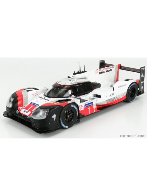 Ixo-Models - Porsche 919 Hybrid 2.0L Turbo V4 Team Porsche N 1 24H Le Mans 2017 N.Jani - N.Tandy - A.Lotterer White Red Black