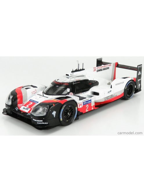 Ixo-Models - Porsche 919 Hybrid 2.0L Turbo V4 Team Porsche N 2 Winner 24H Le Mans 2017 T.Bernhard - E.Bamber - B.Hartley White Red Black