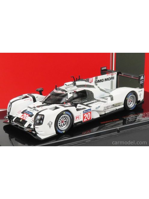 Ixo-Models - Porsche 919 2.0L Turbo V4 Hybrid Team Porsche N 20 24H Le Mans 2014 T.Bernhard - B.Hartley - M.Webber White Light Grey