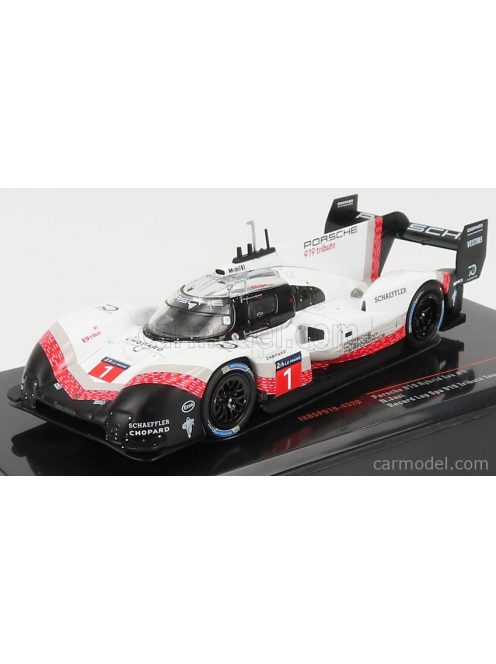 Ixo-Models - Porsche 919 Hybrid Evo N 1 Tribute Lap Record 1:41.8 Min Spa Francorchamps 9Th April 2018 N.Jani White Red Black