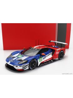   Ixo-Models - Ford Usa Gt 3.5L Turbo V6 Team Ford Chip Ganassi Uk N 68 Lmgte Pro 24H Le Mans 2017 J.Hand - T.Kanaan - D.Muller Red Blue White