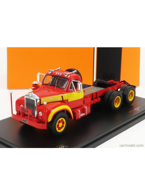 Ixomodels - Mack B61 Tractor Truck 3-Assi 1953 Red Yellow