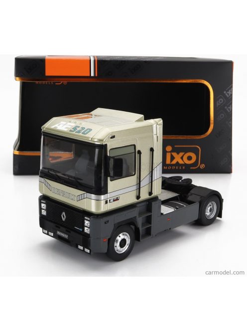 Ixomodels - Renault Magnum Ae520 Ti Tractor Truck 2-Assi 1994 Gold Grey