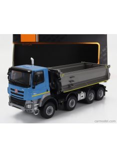   Ixomodels - Tatra Phoenix Euro 6 8X8 Truck Tipper Cassone Ribaltabile 4-Assi 2016 Blue Silver