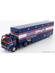   Ixo-Models - Volvo F88 Truck Team Essex Lotus F1 Car Transporter 1981 Blue Silver Red