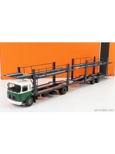   Ixo-Models - Man Sm10 Truck Car Transporter 1970 Green White Grey