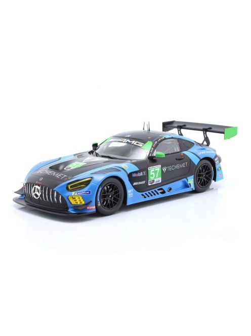 Ixo-Models - MERCEDES BENZ AMG GT3 TEAM WINWARD RACING N 57 WINNER GTD CLASS 24h DAYTONA 2021 RUSSEL WARD - PHILIP ELLIS - INDY DONTJE - MARO ENGEL BLUE BLACK