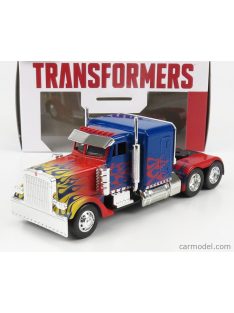   Jada - Peterbilt Tractor Truck 1986 - Optimus Prime V - Transformers Blue Red Yellow