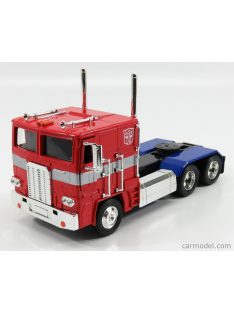   Jada - Peterbilt 352 Tractor Truck 3-Assi 1979 - Optimus Prime Transformers Iv L'Era Dell'Estinzione - Movie 2014 Red Blue