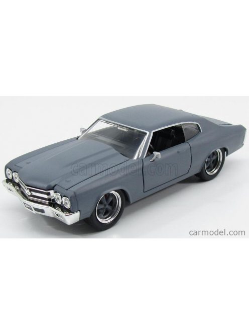 Jada - Chevrolet Dom'S Chevelle 454Ss 1970 - Fast & Furious Iv (2009) - Solo Parti Originali - Original Parts Primer Matt Grey