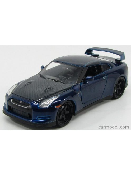 Jada - Nissan Brian'S Gt-R R35 2007 - Fast & Furious Vii (2015) Blue Met Carbon