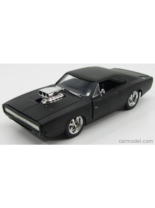 Jada - Dodge Dom'S Dodge Charger R/T 1970 - Fast & Furious 7 Matt Black