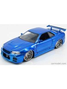   Jada - Nissan Brian'S Skyline Gt-R R34 2002 - Fast & Furious I (2001) Matt Blue