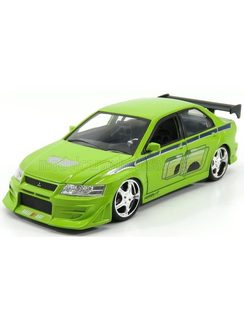 Jada - MITSUBISHI BRIAN'S LANCER EVOLUTION VII 2002 - BRIAN O'CONNER - FAST & FURIOUS II (2003) GREEN