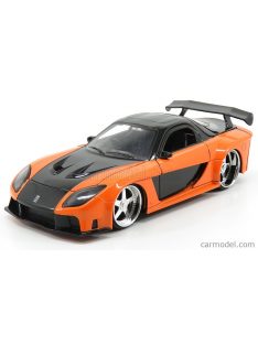   Jada - Mazda Han'S Rx-7 Coupe 1997 - Fast & Furious Iii Tokyo Drift (2006) Orange Black