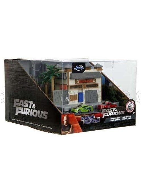 Jada - ACCESSORIES DIORAMA - NANO TORETTO'S CAFE' SCENE FAST & FURIOUS VARIOUS