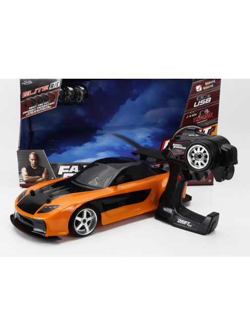 Jada - MAZDA HAN'S RX-7 COUPE 1997 - FAST & FURIOUS III TOKYO DRIFT (2006) ORANGE BLACK