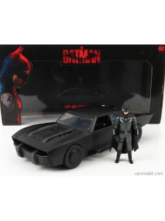   Jada - Batman Batmobile With Figure 2022 - The Batman Movie Matt Black