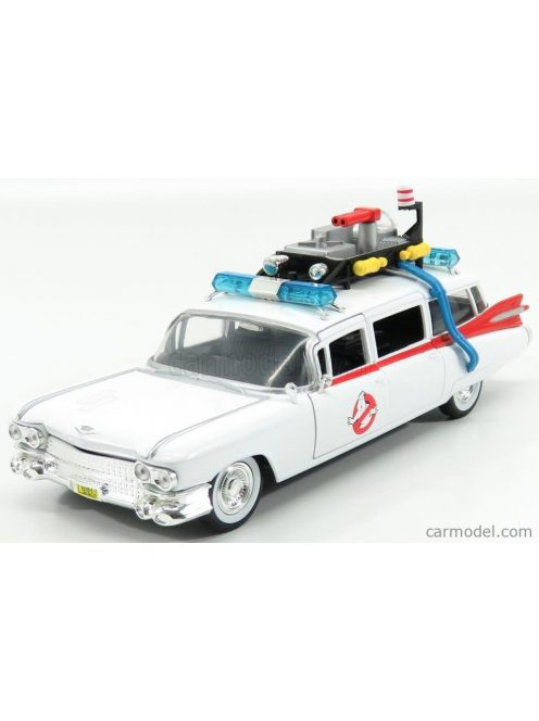 Jada - Cadillac Series-62 Ecto-1 Ghostbusters 1 1984 White Red