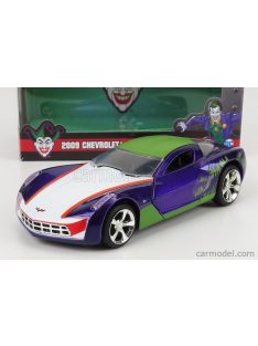   Jada - Chevrolet Corvette Stingray 2009 - The Joker Purple Green White