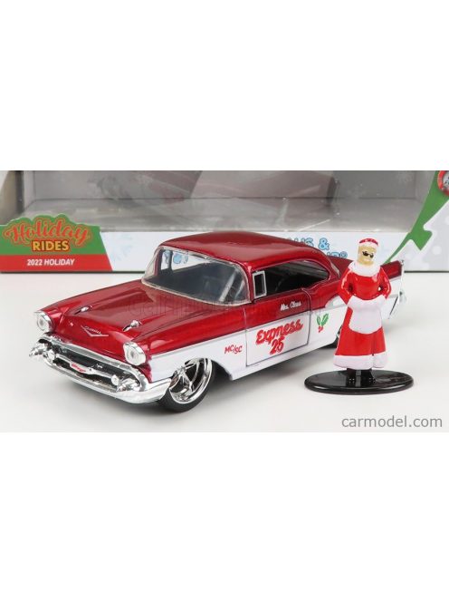 Jada - Chevrolet Bel Air 1957 - Mrs. Santa Claus Red Met White