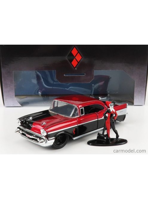 Jada - Chevrolet Bel Air 1957 - Harley Quinn Black Red Met