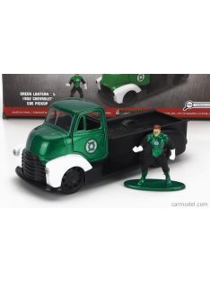   Jada - Chevrolet Coe Truck With Green Lantern Figure 1952 Green Black