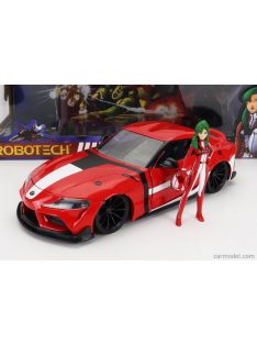   Jada - Toyota Supra With Miriya Sterling Figure Robotech 2020 Red White