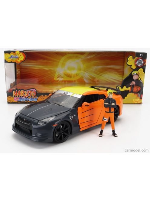 Jada - Nissan Gt-R With Naruto Figure 2009 Grey Orange