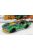 Jada - Chevrolet Corvette Zl1 Stingray 1969 With Cammy Street Fighter Figure Green Yellow