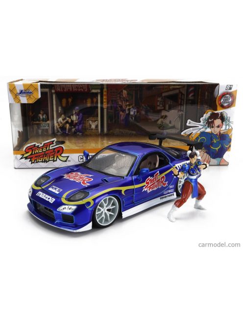 Jada - Mazda Rx-7 With Chun-Li Figure 1993 Blue