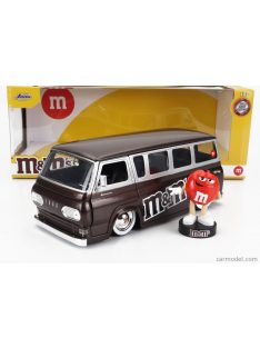   Jada - Ford Usa Econoline Minibus With M&M'S Figure 1965 Brown