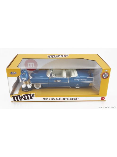 Jada - Cadillac Eldorado With M&M Figure 1956 Blue