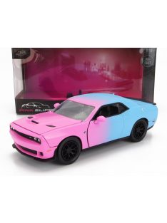   Jada - DODGE CHALLENGER SRT HELLCAT COUPE CUSTOM 2015 PINK LIGHT BLUE