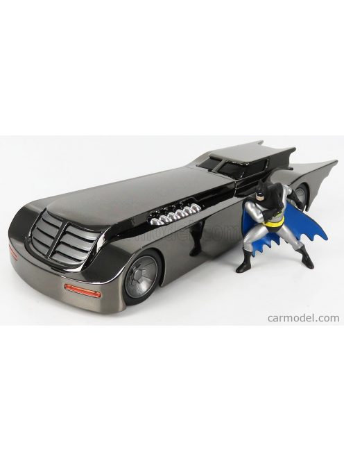 Jada - Batman Batmobile The Animated Series With Batman Figure "Comic Con Special Edition" 1992 Chrome