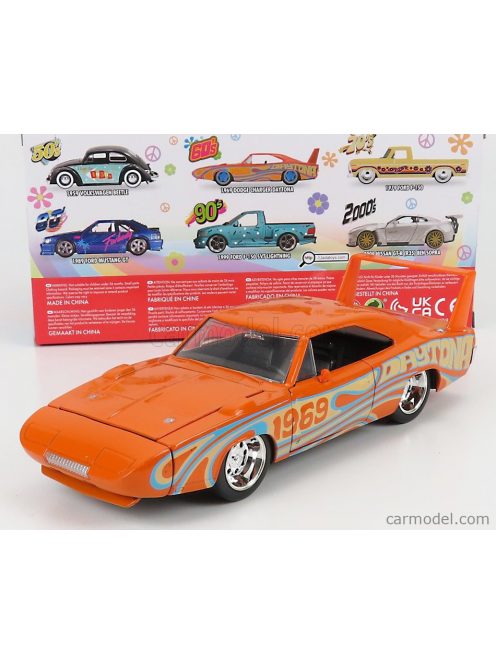 Jada - Dodge Charger Daytona 1969 - I Love The 60'S Orange