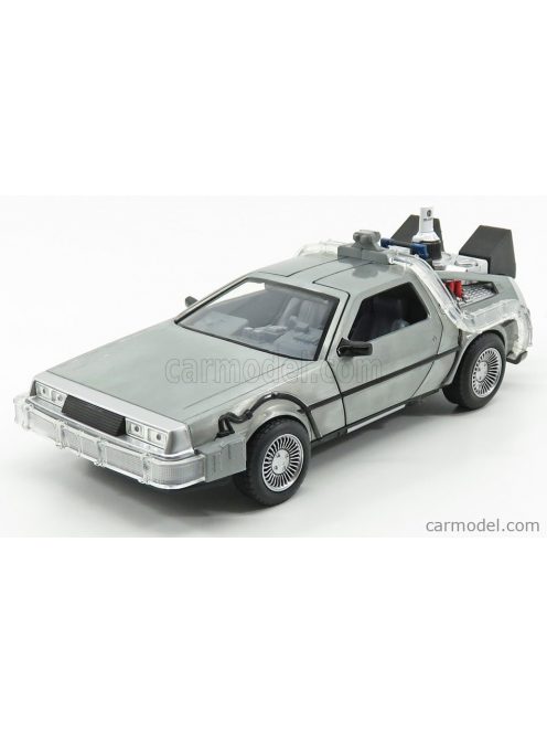 Jada - De Lorean Time Machine - Back To The Future 2 - Ritorno Al Futuro 2 - With Hoover Mode And Lights Silver