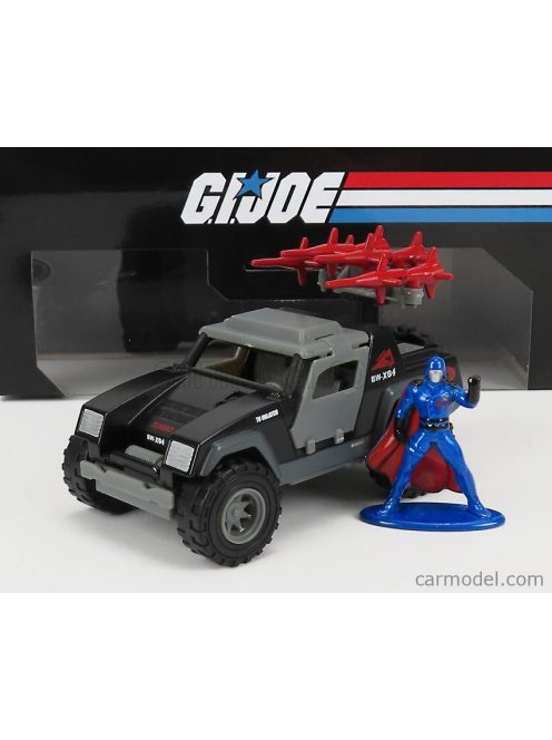 Jada - Jeep Commander 1996 With G.I.Joe Figure Grey Black