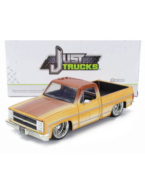 Jada - CHEVROLET C-10 PICK-UP CUSTOM 1985 2 TONE CREAM BROWN