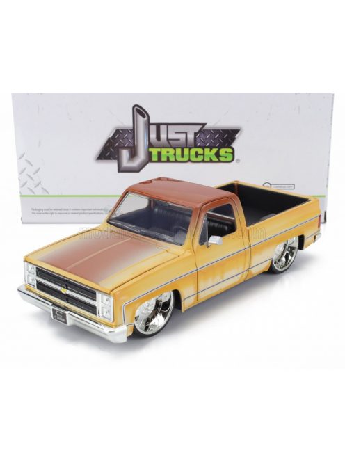 Jada - CHEVROLET C-10 PICK-UP CUSTOM 1985 2 TONE CREAM BROWN