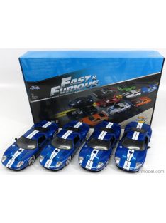 Jada - Ford Usa Set 4X Gt 2004 - Fast & Furious 7 Blue Met