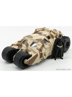   Jada - Batman Batmobile - The Dark Knight Rises Camouflage Tumbler With Batman Figure 2008 Miltary Sand