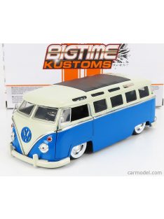 Jada - Volkswagen T1 Minibus Custom 1962 Blue White