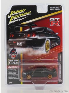   Johnny Lightning - Nissan Skyline Gt-R (Bnr34) 1999 Black Gold