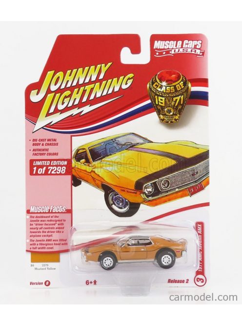 Johnny Lightning - Amc Javelin Amx 1968 Dark Yellow