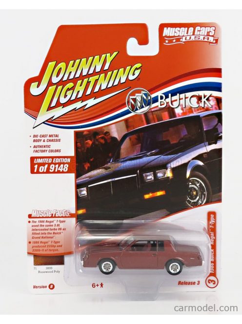 Johnny Lightning - Buick Grand National 1986 Brown Met