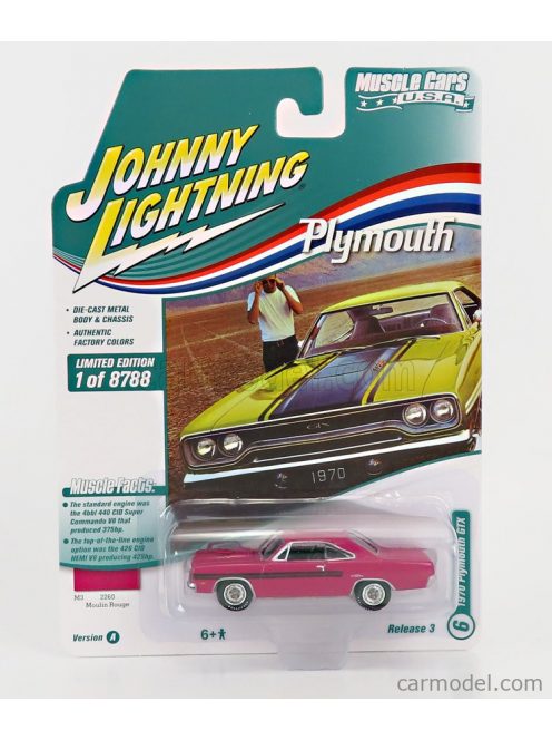 Johnny Lightning - Plymouth Gtx Coupe 1970 Lillac