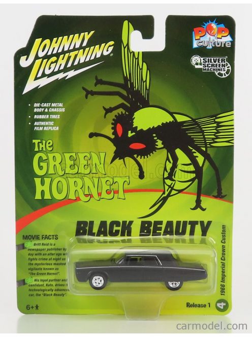 Johnny Lightning - Chrysler Imperial Crown Custom 1966 - Green Hornet Black