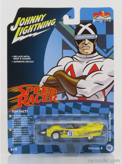 Johnny Lightning - Speed Racer Shooting Star N 9 Yellow